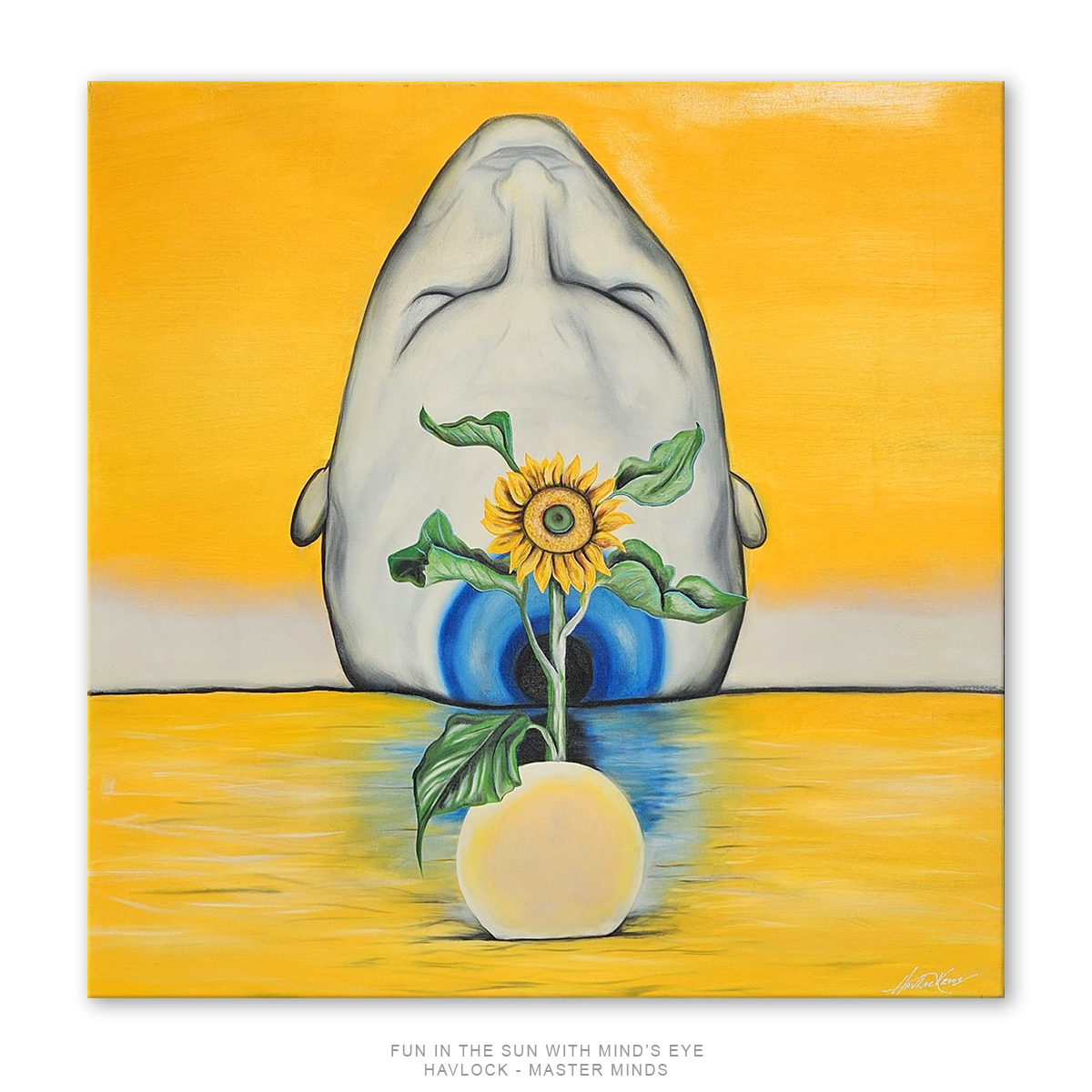 Fun in the Sun with Mind's Eye - Original Painting, Joey Havlock Master Minds series