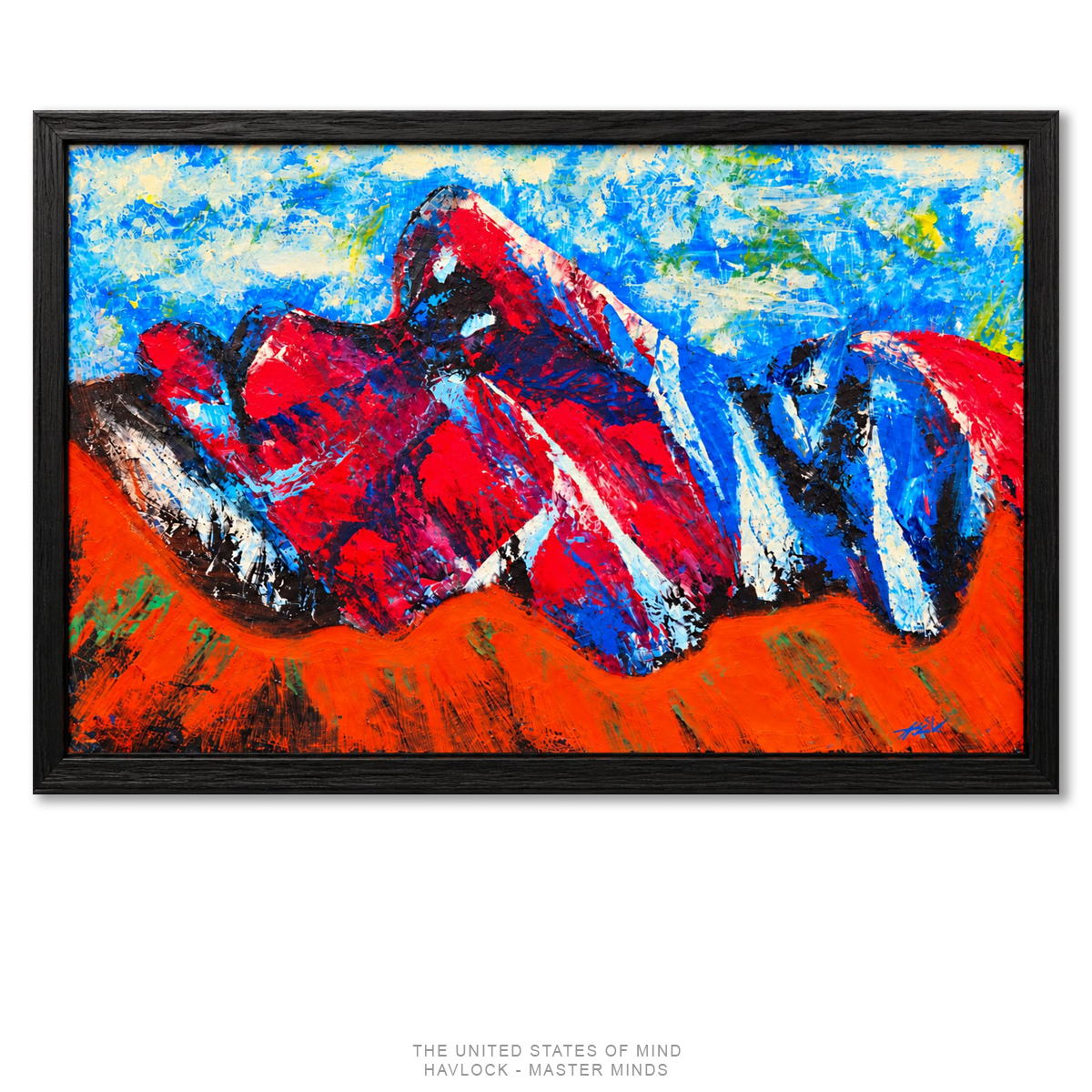 The United States of Mind - Original Painting, Joey Havlock Master Minds series
