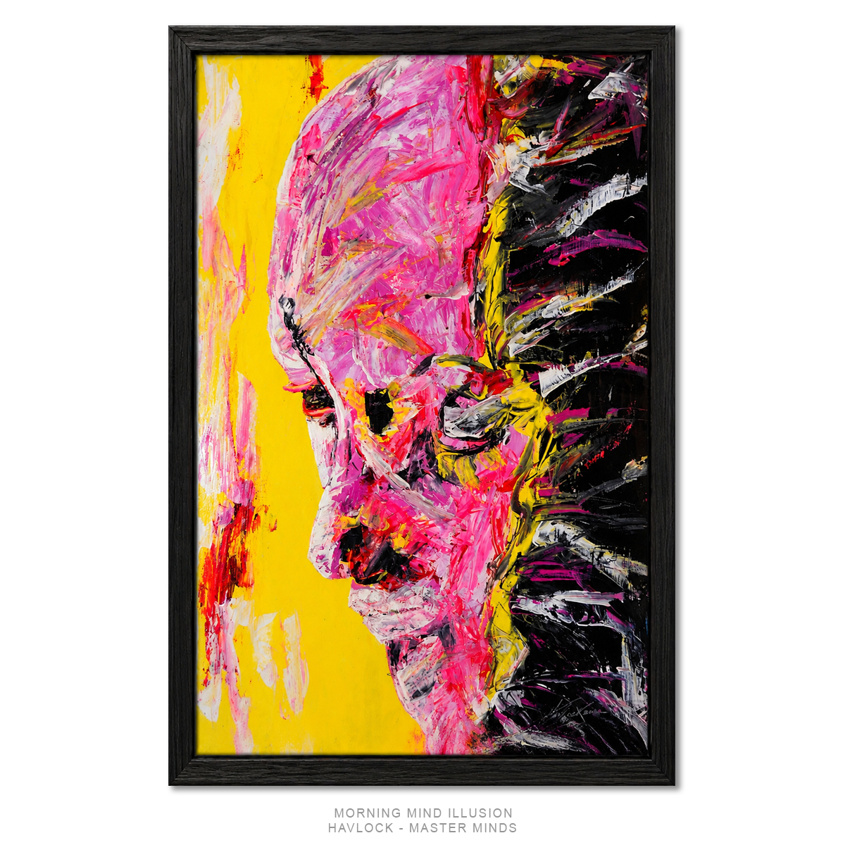 Morning Mind Illusion - Original Painting, Joey Havlock Master Minds series
