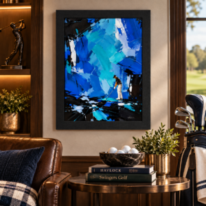PLAYING IT COOL Original Painting – SWINGERS Impressionist Golf Series